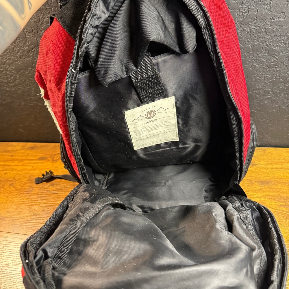 Element Mohave Backpack Black Red Skateboarding S… - image 5
